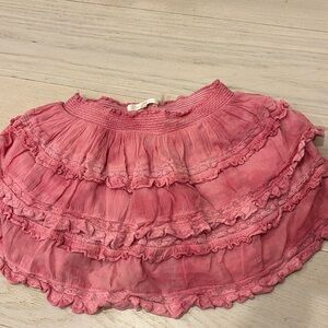 Girls love shack fancy tie-die ruffle skirt. Used, no stains at all.